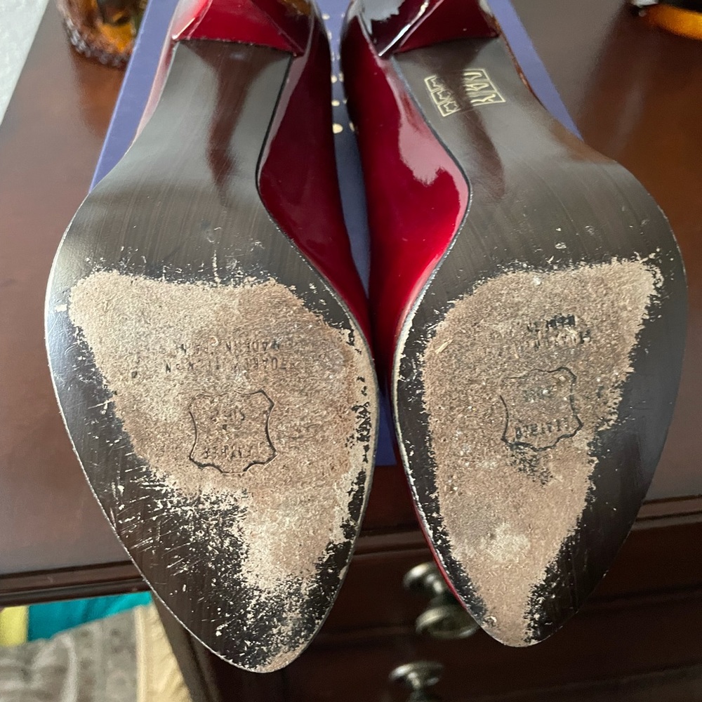 Stuart Weitzman Red Ombr Heels - image 6